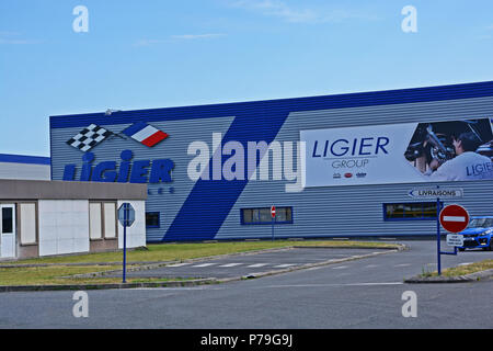 L'usine Ligier,Auvergne, Allier, France Banque D'Images
