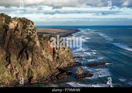 Mercer Bay de Te Ahua point sur la côte ouest de Auckland, Nouvelle-Zélande Banque D'Images