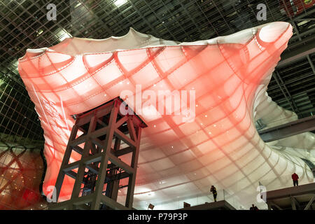 L 'Nuage', la Nuvola, créé par l'Italien Massimiliano Fuksas archistar, EUR, Rome, Latium, Italie, Europe Banque D'Images