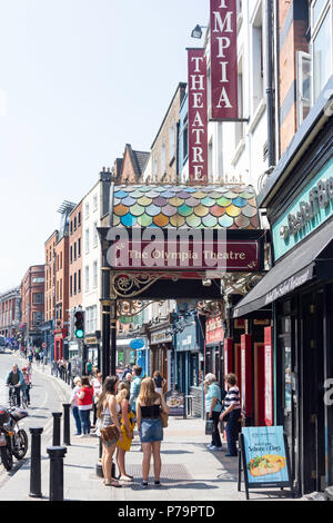 Le théâtre Olympia, Dame Street, Temple Bar, Dublin, Leinster Province, République d'Irlande Banque D'Images
