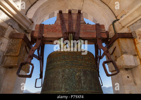 Au sommet de Bell Bell Tower Tour de Pise Banque D'Images