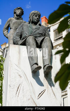 Lyon conserve la mémoire d'Antoine de Saint-Exupéry, Lyon, France Banque D'Images