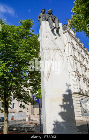 Lyon conserve la mémoire d'Antoine de Saint-Exupéry, Lyon, France Banque D'Images