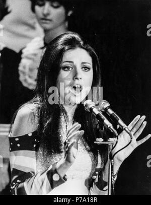 Gigliola cinquetti, Festival di Sanremo, 1968 Banque D'Images