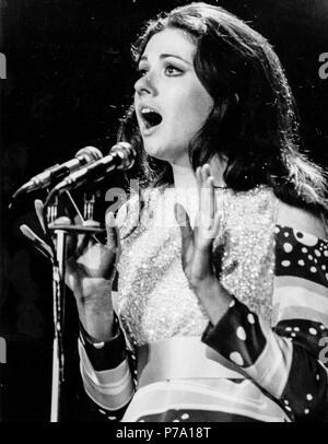 Gigliola cinquetti, Festival di Sanremo, 1968 Banque D'Images