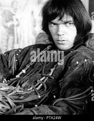 Neil Young, 1971 Banque D'Images