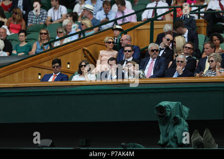 Londres, Royaume-Uni. 5 juillet 2018, l'All England Lawn Tennis et croquet Club, Londres, Angleterre ; le tennis de Wimbledon, jour 4 ; Crédit : Action Plus Sport Images/Alamy Live News Banque D'Images