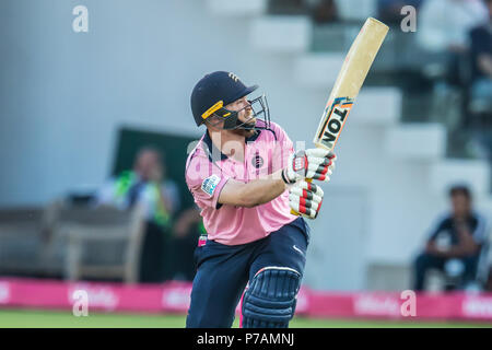 Londres, Royaume-Uni. 5, juillet 2018. xxxx Paul Stirling de Middlesex au bâton contre Surrey dans la vitalité Blast T20 match de cricket Lords. David Rowe/Alamy Live News Banque D'Images