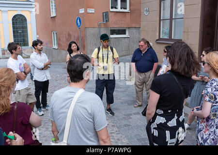 Walking Tour gratuit, Stockholm, Suède Banque D'Images