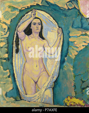 . Allemand : Deutsch : "Venus in der Grotte" Vénus dans la grotte vers 1914 49 Koloman Moser - Vénus dans la grotte - Banque D'Images