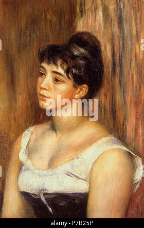 . Portrait de Suzanne Valadon 1885 Pierre-Auguste Renoir 63 - Suzanne Valadon - 1885 Banque D'Images