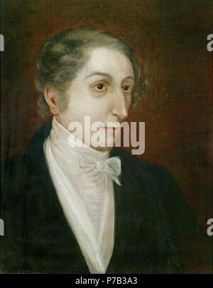 'Portrait de Carl Maria von Weber', 19e siècle. La Société du musée : Les Amis de la musique. Banque D'Images