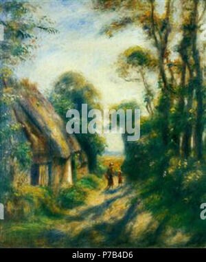 Travailler par Pierre-Auguste Renoir . avant 1919 70 - Renoir près de Berneval-PinterestLarge !-1898.jpg Banque D'Images