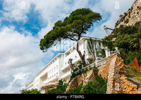 Vue urbaine de Gibraltar à sunny day Banque D'Images