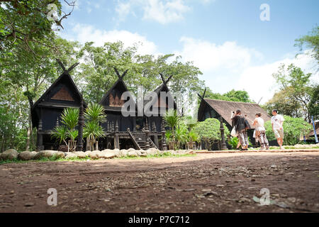 Chiang Rai, Thaïlande - 13 mai 2018 : l'Intérieur à pied à travers à Baandam ou Noir Musée House Museum par Thawan Duchanee, ce musée est l'un des voyages de Banque D'Images