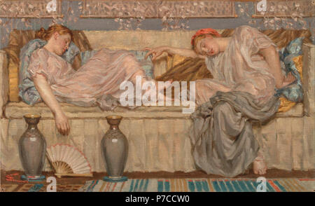 Albert Joseph Moore - Perles 1 (Étude) Banque D'Images