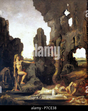 Gustave Moreau - Hercule et l'hydre de Lerne 2 Banque D'Images