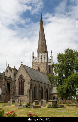 Ross-on-Wye, Herefordshire, Angleterre. L'église paroissiale de St Mary, Banque D'Images