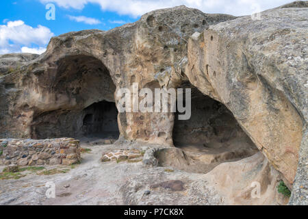 Uplistsikhe cave ville connue comme la forteresse du Seigneur, Gori, district de Shida Kartli, Géorgie Banque D'Images