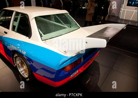 BMW BMW 320 Voiture de course, l'équipe junior, le groupe 5 en 1977, l'aileron arrière, course, sport Banque D'Images