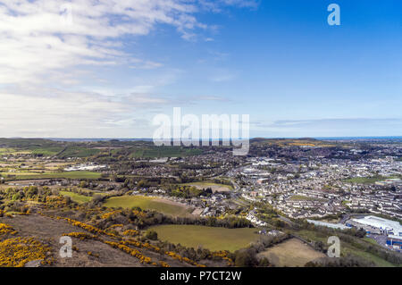 Vue sur Ville de Newtownards sur 2012 Banque D'Images