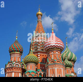 La Cathédrale de Saint Basil, place Rouge, Moscou, Russie Banque D'Images