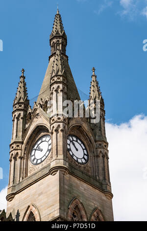 Le Wool Exchange et autres détails architecturaux à Bradford City Centre, Royaume-Uni Banque D'Images