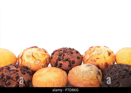 Sélection de divers gâteaux muffin Banque D'Images