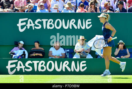 Angelique Kerber (GER) jouant dans la demi-finale de la Nature Valley International Eastbourne, 29 juin 2018 Banque D'Images
