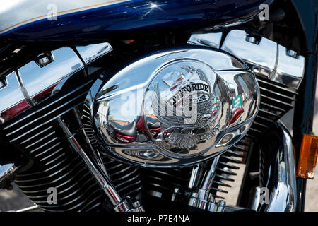 Moto Harley Davidson Banque D'Images