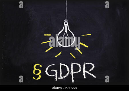 Règlement général sur la protection des données Banque D'Images