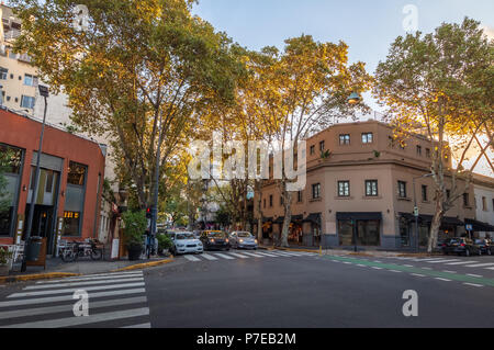 Bâtiments à Palermo Soho - Buenos Aires, Argentine Banque D'Images