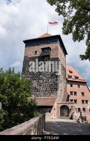 Nuremberg Kaiserburg Banque D'Images