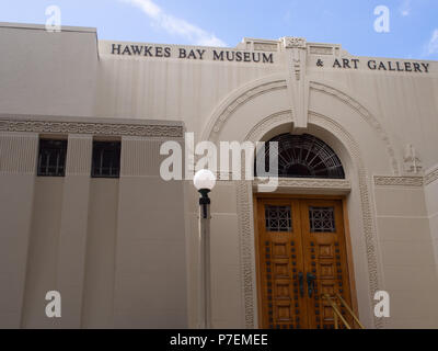 Hawkes Bay Museum and Art Gallery Banque D'Images