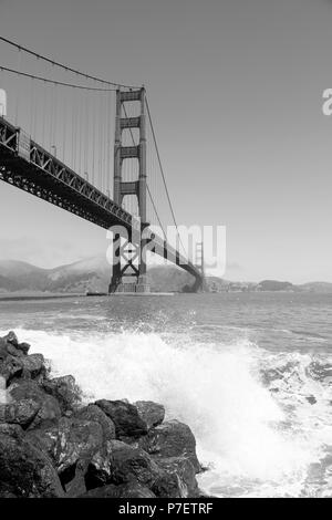 Golden Gate Bridge à San Francisco, Californie, USA Banque D'Images