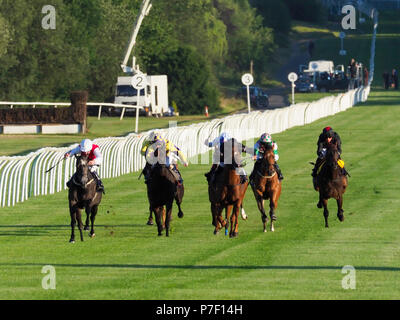 Courses de Lingfield Banque D'Images