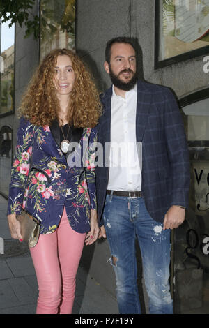 "Penser dans votre Cloud' dîner de charité à Madrid, Espagne comprend : Blanca Cuesta, Borja Thyssen Où : Madrid, Espagne Quand : 04 Juin 2018 Crédit : Oscar Gonzalez/WENN.com Banque D'Images