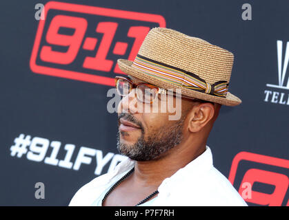 FOX series, 9-1-1 FYC Événement spécial qui a eu lieu le à Saban Centre des médias à l'Académie de télévision/Wolf Theatre de Los Angeles, Californie. Rockmond Dunbar avec : où : Los Angeles, California, United States Quand : 05 Juin 2018 Crédit : Adriana Barraza M./WENN.com Banque D'Images