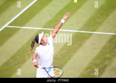 Londres, Royaume-Uni. 5 juillet, 2018. Naomi Osaka (JPN) Tennis : Naomi de Osaka au Japon pendant féminin deuxième tour des championnats de tennis de Wimbledon contre Katie Boulter de Grande-Bretagne à l'All England Lawn Tennis et croquet Club à Londres, Angleterre . Credit : AFLO/Alamy Live News Banque D'Images