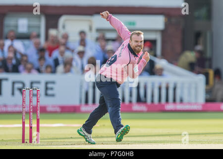 Londres, Royaume-Uni. 5, juillet 2018. xxxx pour Surrey au bâton contre Middlesex à la vitalité Blast T20 match de cricket Lords. David Rowe/Alamy Live News Banque D'Images