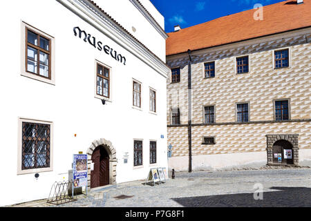 Muzeum Jindřichohradecka, Jindrichuv Hradec, Jizni Cechy, Ceska Republika / musée régional, Jindrichuv Hradec, République tchèque, la Bohême du Sud Banque D'Images