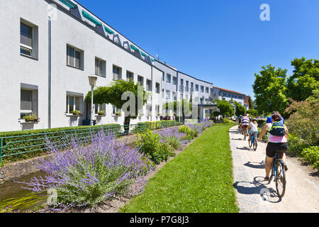 Bertiny slatinne karbonove lazne (un z 1883, lazne Tylova 1280, Trebon, Ceska Republika / Berta spa resort, de la ville de Trebon, République tchèque, la Bohême du Sud Banque D'Images