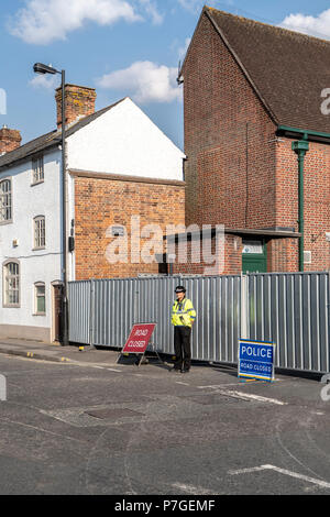 Policier en service Salisbury Banque D'Images