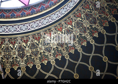 Plafond de la Synagogue Espagnole Banque D'Images