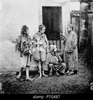 Anglais : photographie de John Thomson. Voir détail sur le lien ci-dessous. avant 1898 40 mendiant kings Banque D'Images