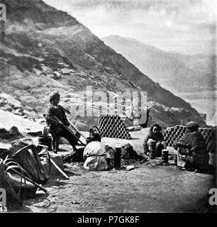 Anglais : photographie de John Thomson. Voir détail sur le lien ci-dessous. Avant 1898 257 CARBURANT FAISANT Banque D'Images