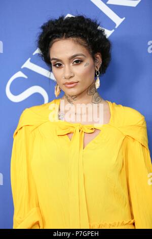 La CFDA Fashion Awards 2018 au Brooklyn Museum le 4 juin 2018 à New York. Comprend : Kehlani Où : New York, New York, United States Quand : 05 juin 2018 Credit : Andres Otero/WENN.com Banque D'Images