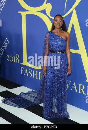 La CFDA Fashion Awards 2018 au Brooklyn Museum le 4 juin 2018 à New York. Comprend : Issa Rae Où : New York, New York, United States Quand : 05 juin 2018 Credit : Andres Otero/WENN.com Banque D'Images