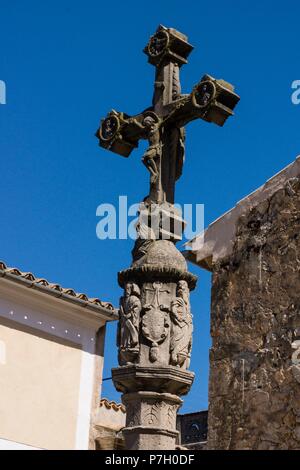 Creu dels Morts, siglo XVI, Sineu, Majorque, Iles Baléares, Espagne, Europe. Banque D'Images