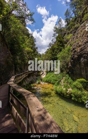 Cerrada de Elias, ruta del rio Borosa, Parque Natural sierras de Cazorla, Segura y Las Villas, Jaén, Andalousie, espagne. Banque D'Images